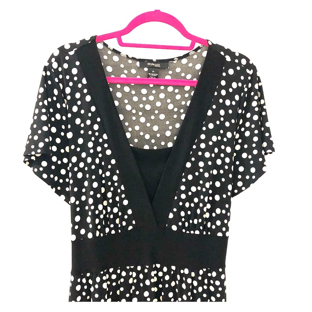 Style & Co. polka dot dress size 1x